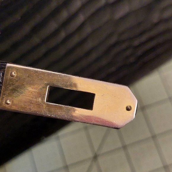 VINTAGE Crocodile Handbag 32 CM - Picture 11 of 13